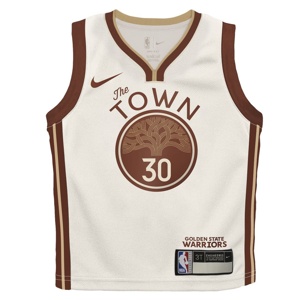 Stephen Curry Golden State Warriors Nike Infant 2025/ 26 City Edition Swingman Jersey - Tan | NBA Fan Gear