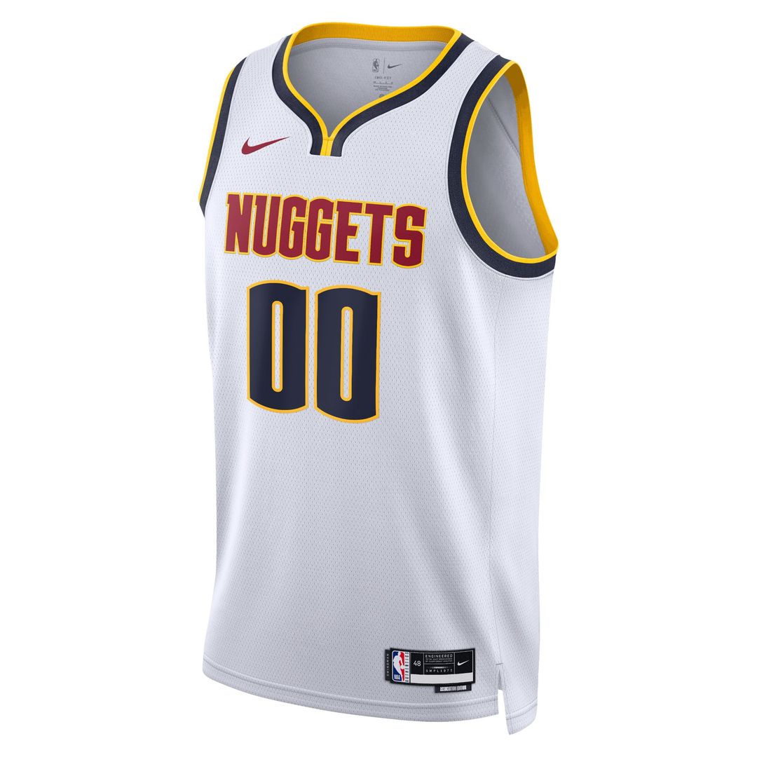 Denver Nuggets Nike Unisex Swingman Custom Jersey White - Association Edition | NBA Fan Gear