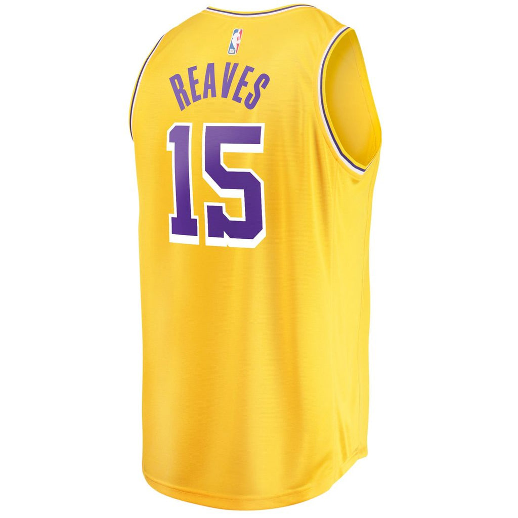 Austin Reaves Los Angeles Lakers Fanatics Fast Break Player Jersey - Icon Edition - Gold | NBA Fan Gear