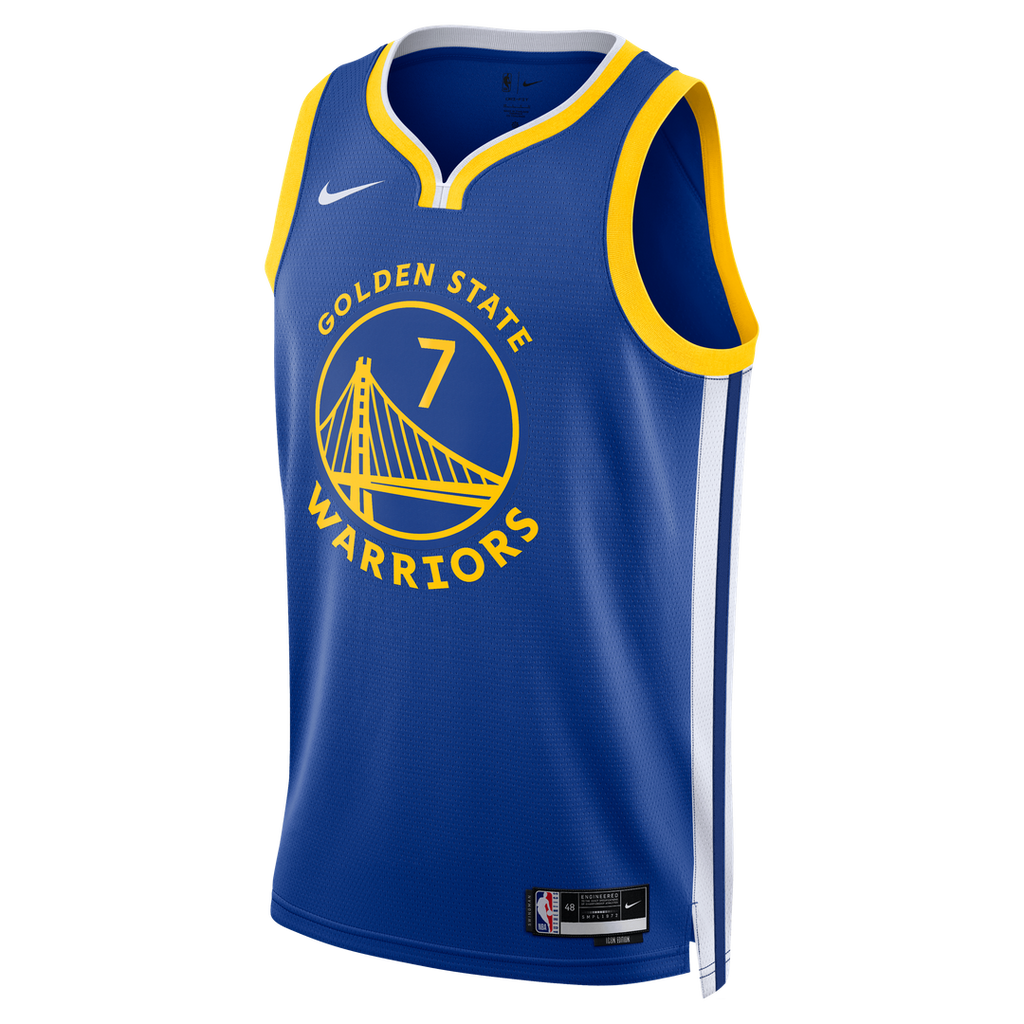 Kristaps Porziņģis Golden State Warriors Nike Unisex Swingman Jersey - Icon Edition - Royal | NBA Fan Gear