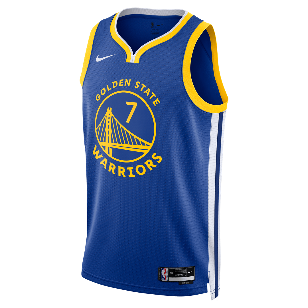Kristaps Porziņģis Golden State Warriors Nike Unisex Swingman Jersey - Icon Edition - Royal | NBA Fan Gear