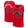 Collin Murray-Boyles Toronto Raptors Fanatics 2025 NBA Draft First Round Pick Fast Break Replica Jersey - Icon Edition - Red | Fan Gear