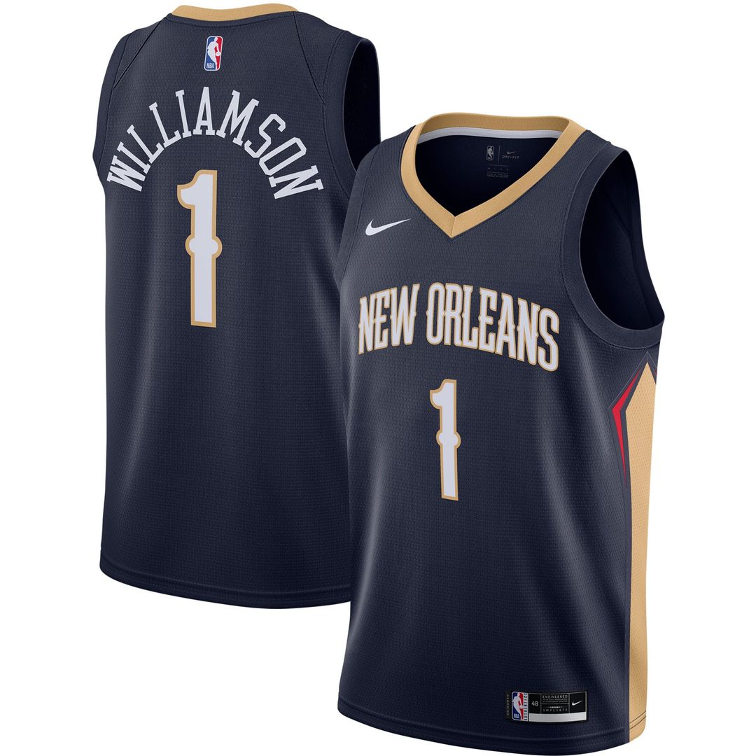 Zion Williamson New Orleans Pelicans Nike Swingman Jersey - Navy - Icon Edition | NBA Fan Gear