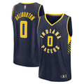 Tyrese Haliburton Indiana Pacers Fanatics Fast Break Replica Jersey - Icon Edition - Navy | NBA Fan Gear