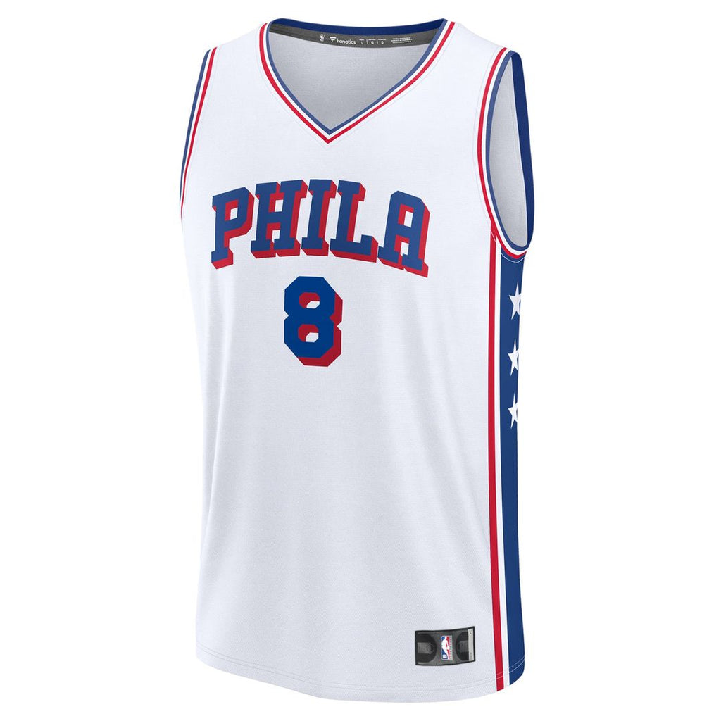 Paul George Philadelphia 76ers Fanatics Youth Fast Break Replica Player Jersey - Association Edition - White | NBA Fan Gear