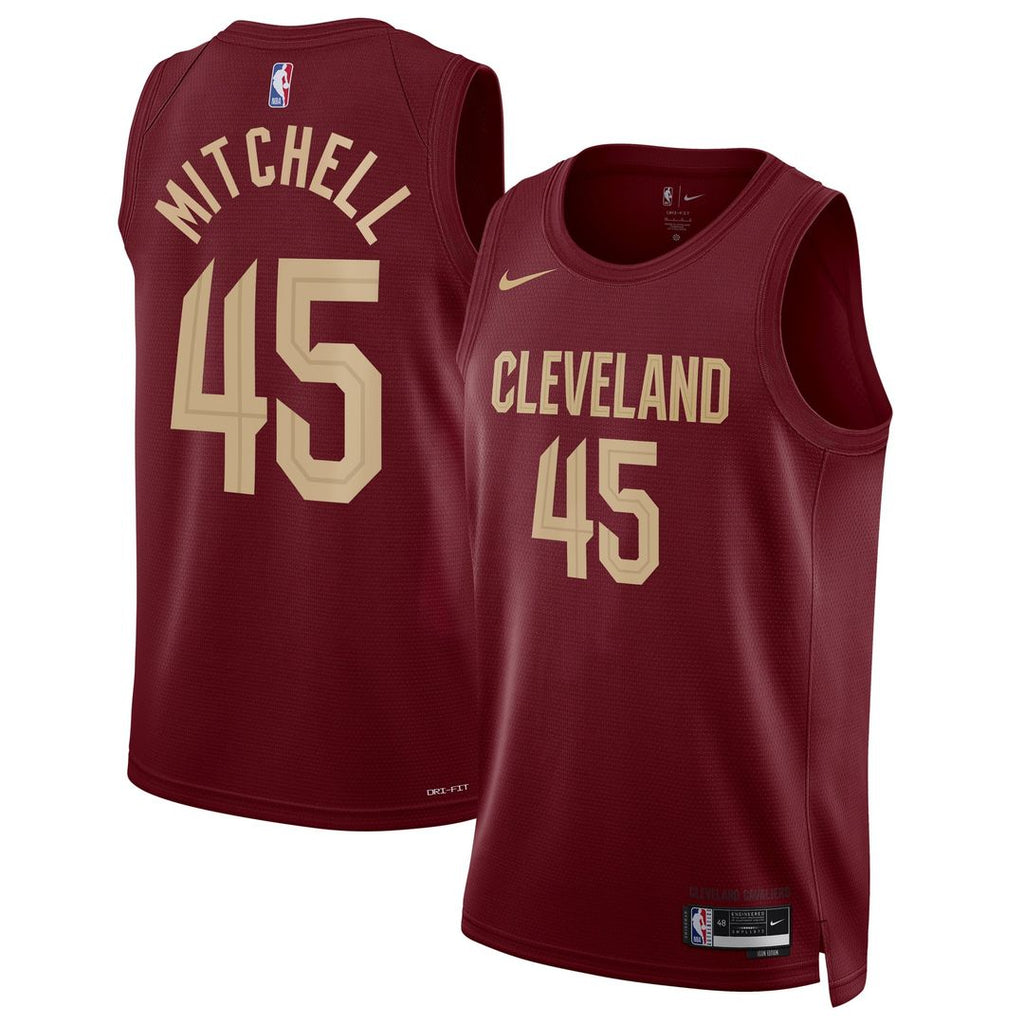Donovan Mitchell Cleveland Cavaliers Nike Unisex Swingman Jersey - Icon Edition - Wine | NBA Fan Gear