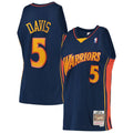 Baron Davis Golden State Warriors Mitchell & Ness 2006/ 07 Hardwood Classics Swingman Jersey - Navy | NBA Fan Gear