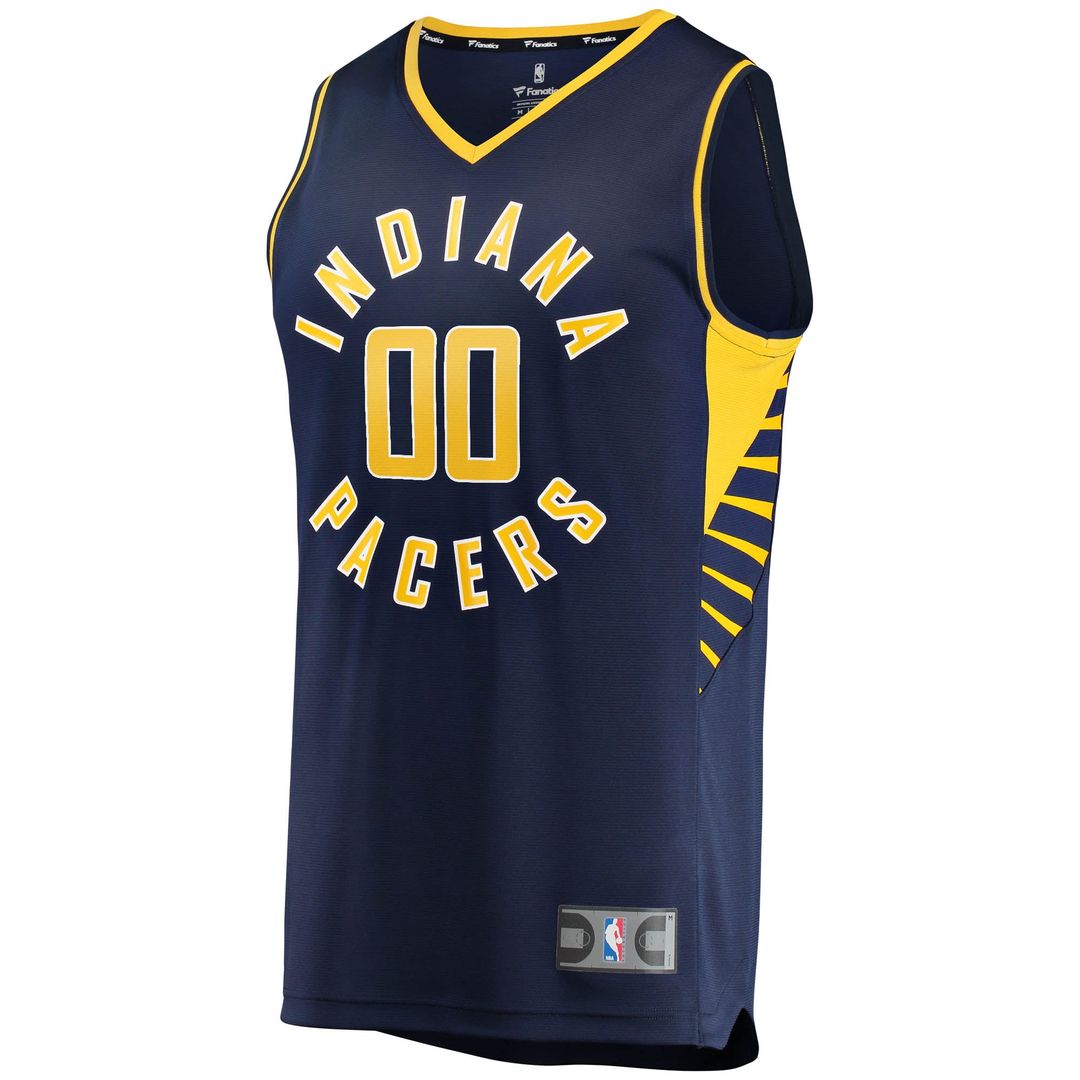 Indiana Pacers Fanatics Youth Fast Break Custom Replica Jersey Navy - Icon Edition | NBA Fan Gear