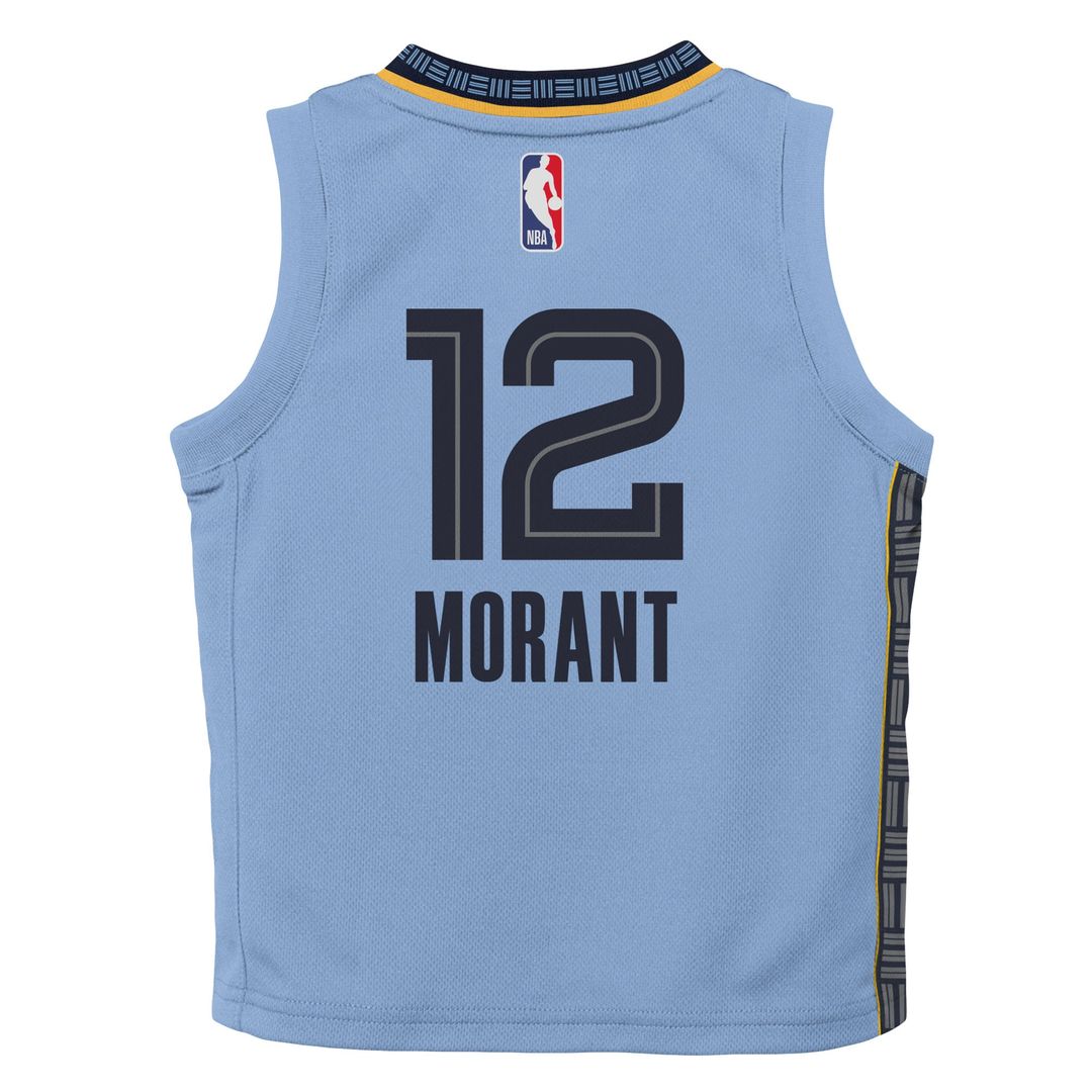 Ja Morant Memphis Grizzlies Jordan Brand Preschool 2022/ 23 Statement Edition Jersey - Light Blue | NBA Fan Gear