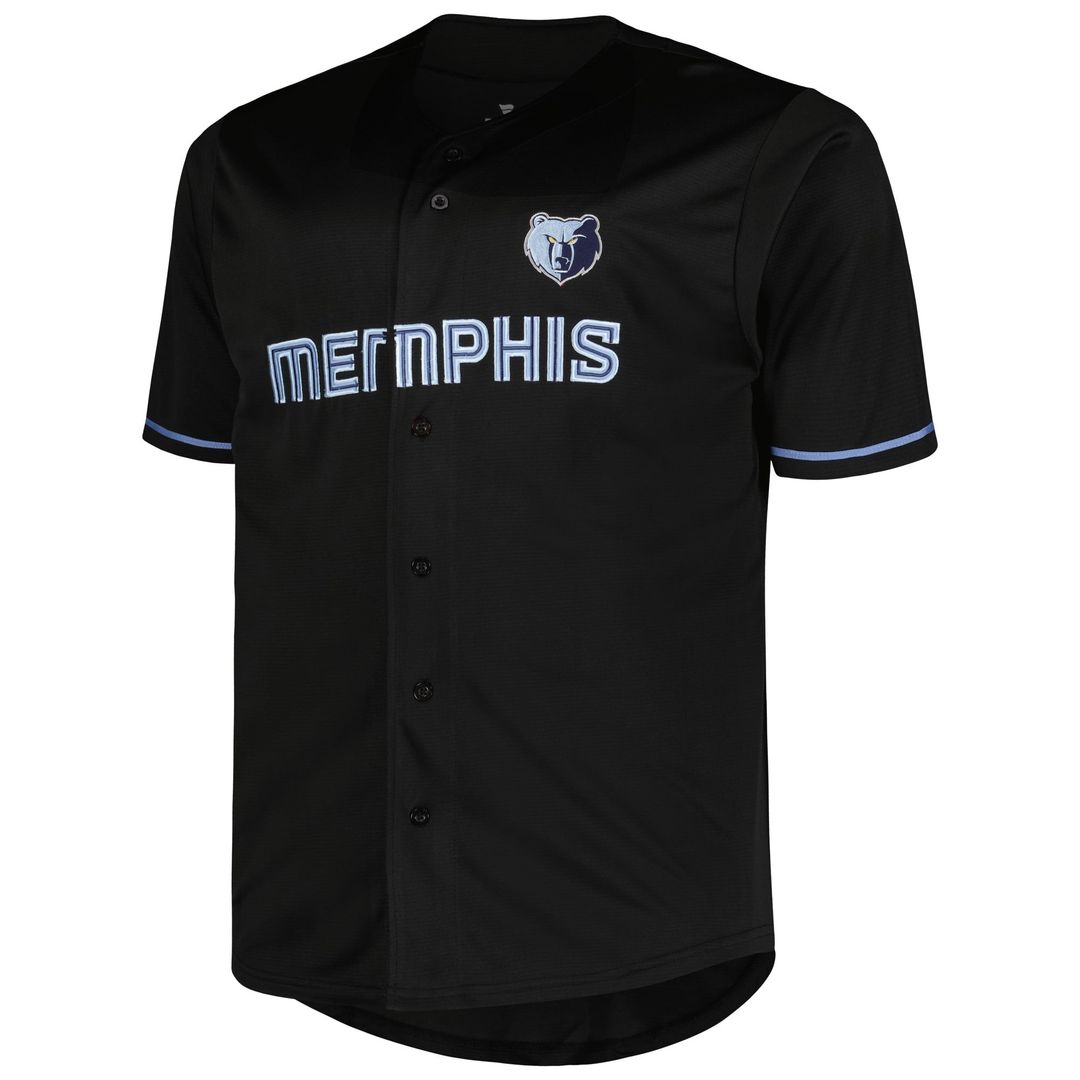 Memphis Grizzlies Profile Big & Tall Pop Jersey - Black | NBA Fan Gear