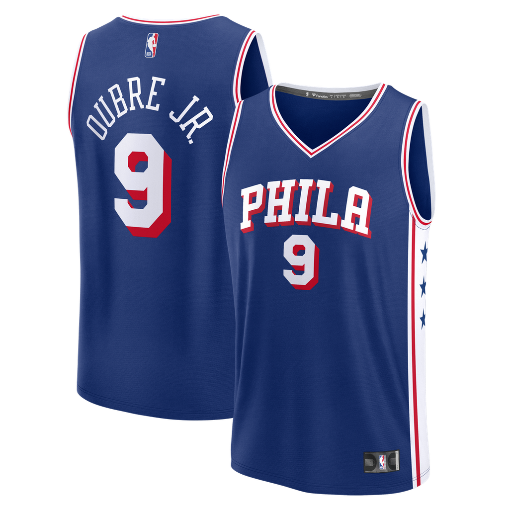 Kelly Oubre Jr. Philadelphia 76ers Fanatics Fast Break Jersey - Icon Edition - Blue | NBA Fan Gear
