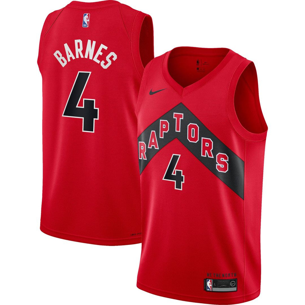 Scottie Barnes Toronto Raptors Nike Youth Swingman Jersey - Icon Edition - Red | NBA Fan Gear