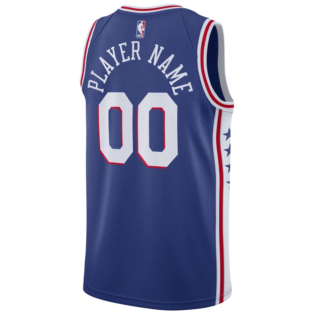 Philadelphia 76ers Nike 2020/ 21 Swingman Custom Jersey - Association Edition - White | NBA Fan Gear