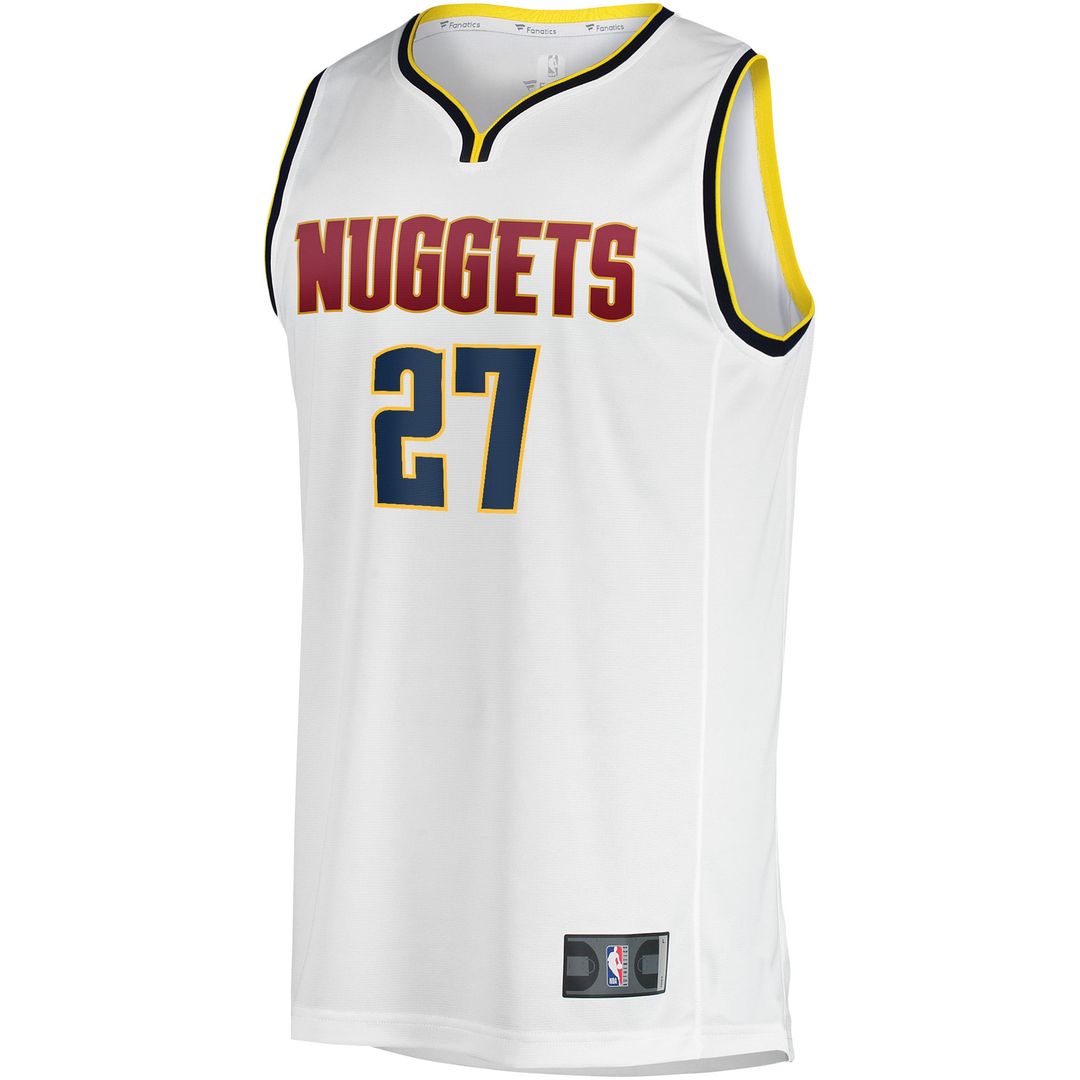 Jamal Murray Denver Nuggets Fanatics Fast Break Player Jersey - Association Edition - White | NBA Fan Gear