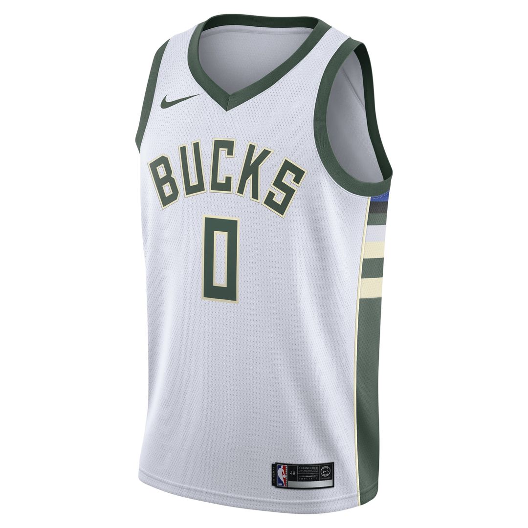 Damian Lillard Milwaukee Bucks Nike Unisex Swingman Player Jersey - Association Edition - White | NBA Fan Gear
