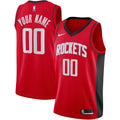 Houston Rockets Nike Custom Swingman Jersey - Icon Edition - Red | NBA Fan Gear