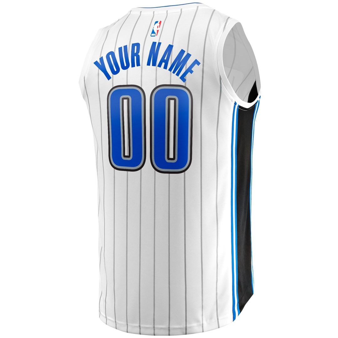 Orlando Magic Fanatics Youth Fast Break Replica Custom Jersey - Association Edition - White | NBA Fan Gear
