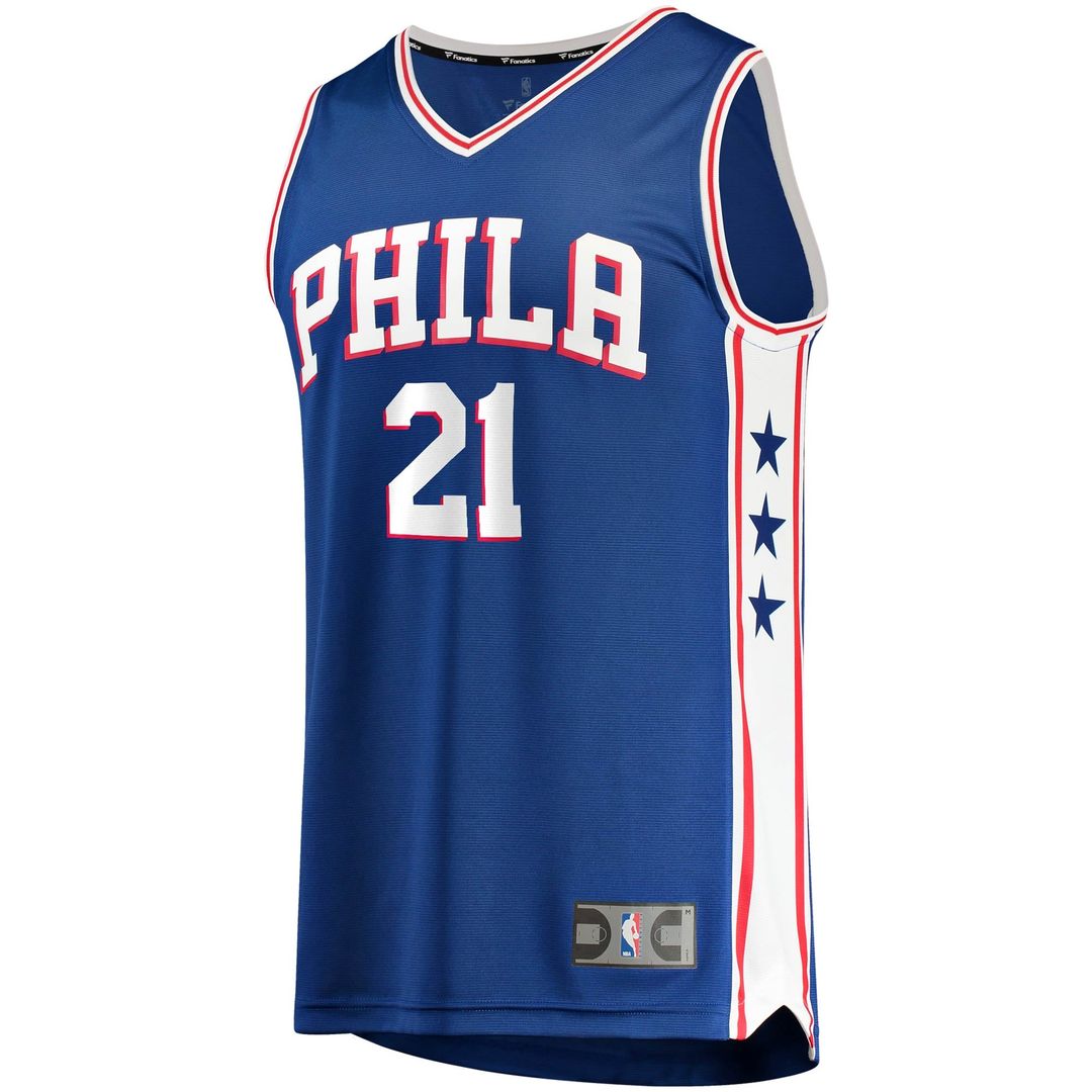 Joel Embiid Philadelphia 76ers Fanatics Replica Jersey - Association Edition - White | NBA Fan Gear
