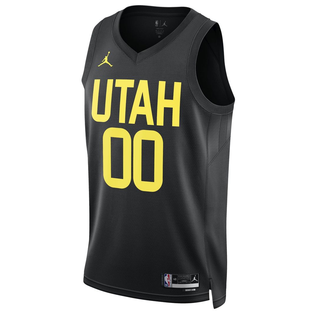 Utah Jazz Jordan Brand Unisex 2022/ 23 Swingman Custom Jersey - Statement Edition - Black | NBA Fan Gear