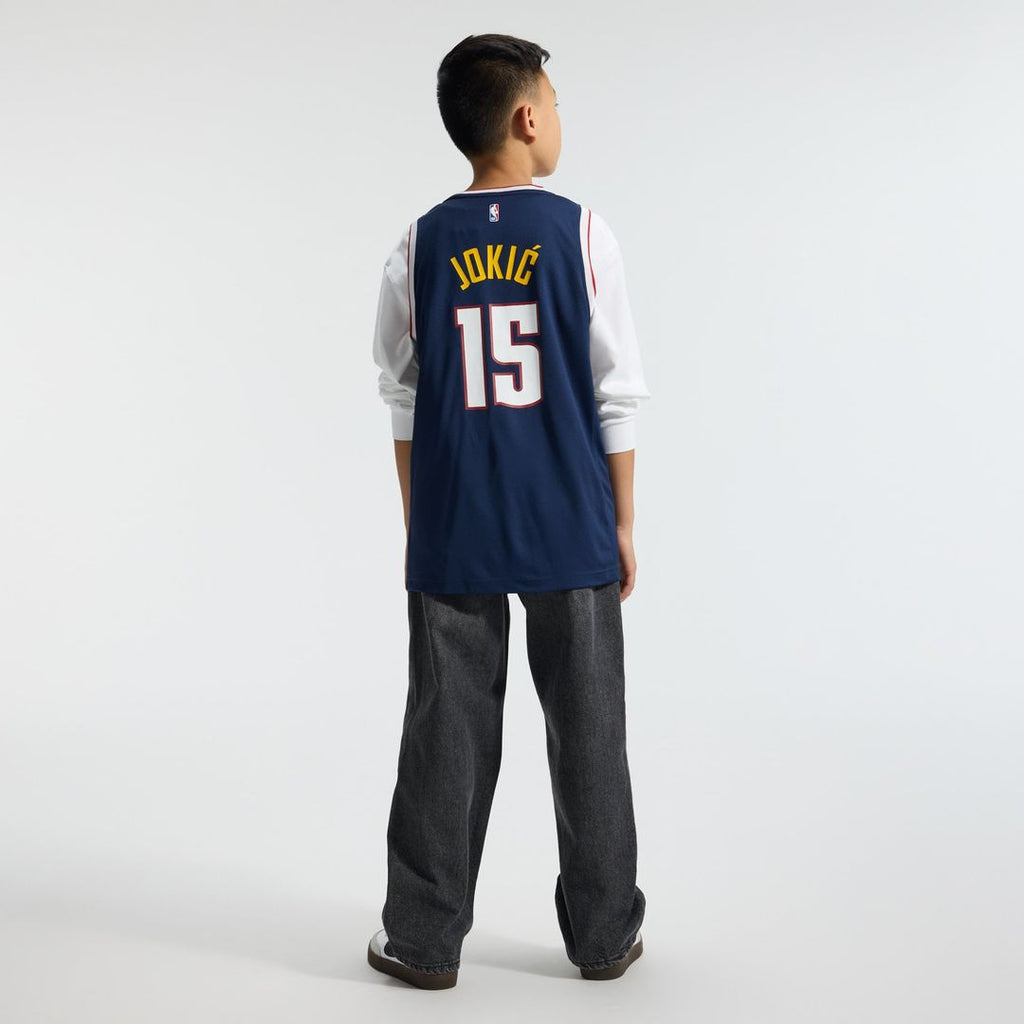 Nikola Jokic Denver Nuggets Fanatics Youth Fast Break Replica Player Jersey - Icon Edition - Navy | NBA Fan Gear