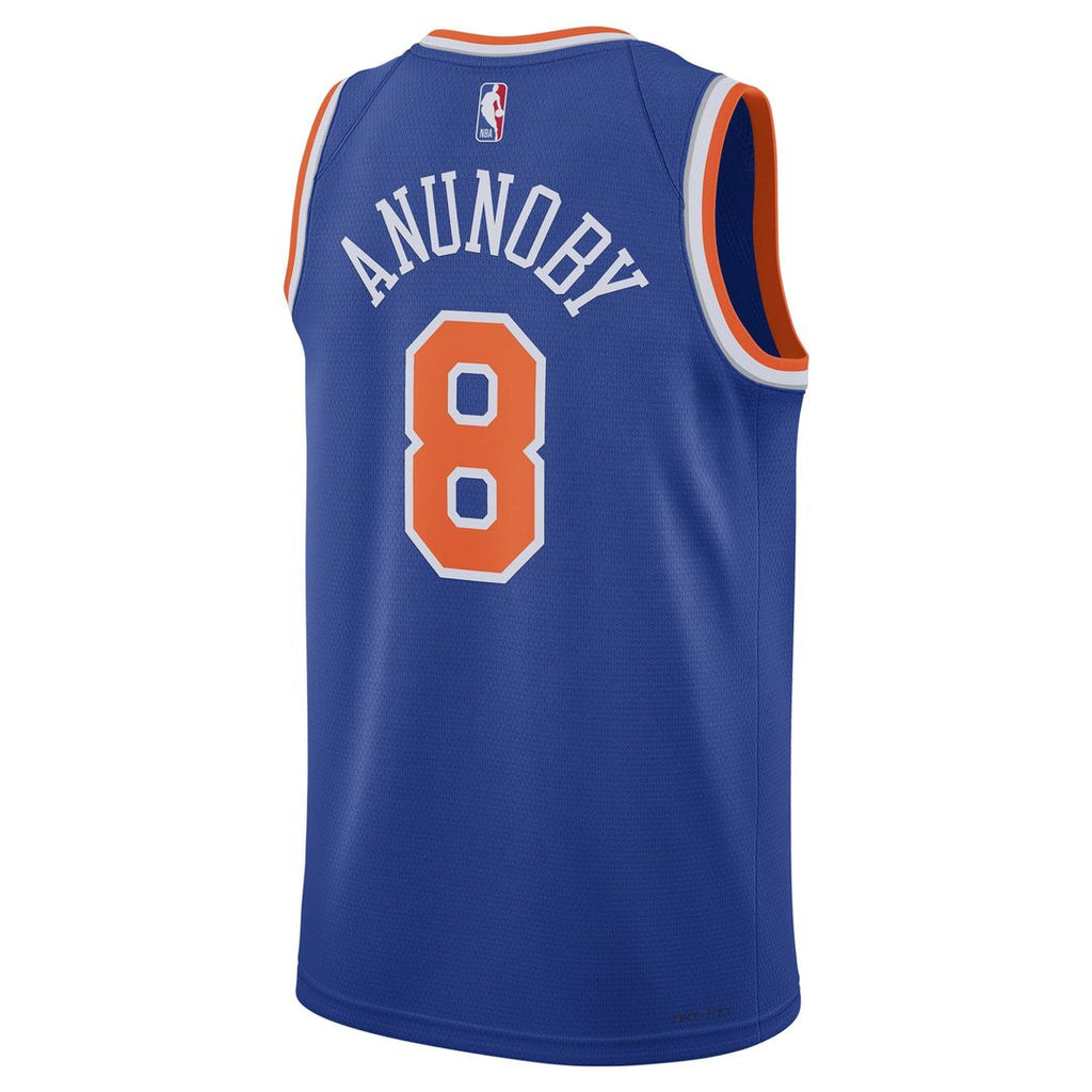 OG Anunoby New York Knicks Nike Unisex Swingman Jersey - Icon Edition - Blue | NBA Fan Gear