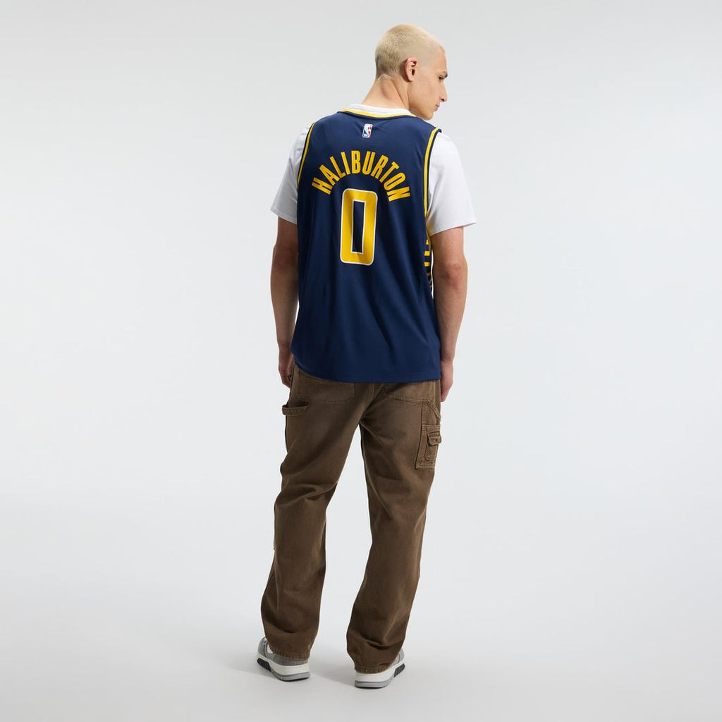 Tyrese Haliburton Indiana Pacers Fanatics Fast Break Replica Jersey - Navy - Icon Edition | NBA Fan Gear