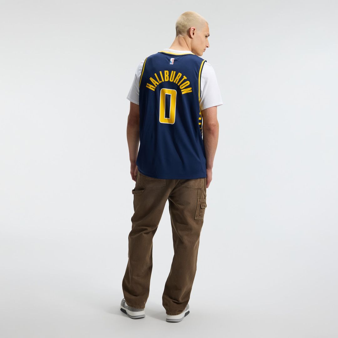 Tyrese Haliburton Indiana Pacers Fanatics Fast Break Replica Jersey - Navy - Icon Edition | NBA Fan Gear
