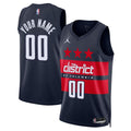 Washington Wizards Jordan Brand Unisex 2024/ 25 Custom Swingman Jersey - Statement Edition - Navy | NBA Fan Gear