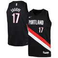 Shaedon Sharpe Portland Trail Blazers Nike Youth Icon Edition Swingman Jersey - Black | NBA Fan Gear