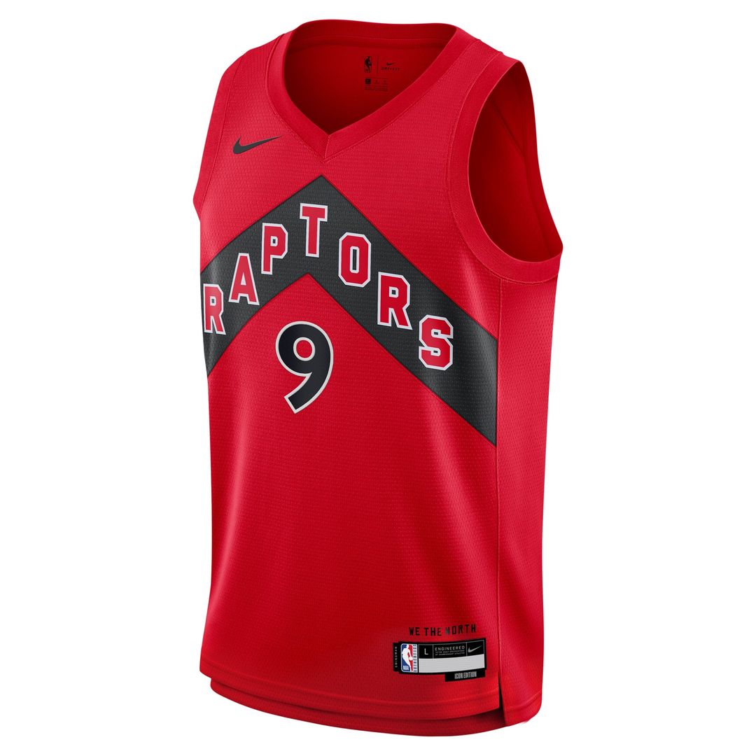 RJ Barrett Toronto Raptors Nike Youth Swingman Jersey - Icon Edition - Red | NBA Fan Gear