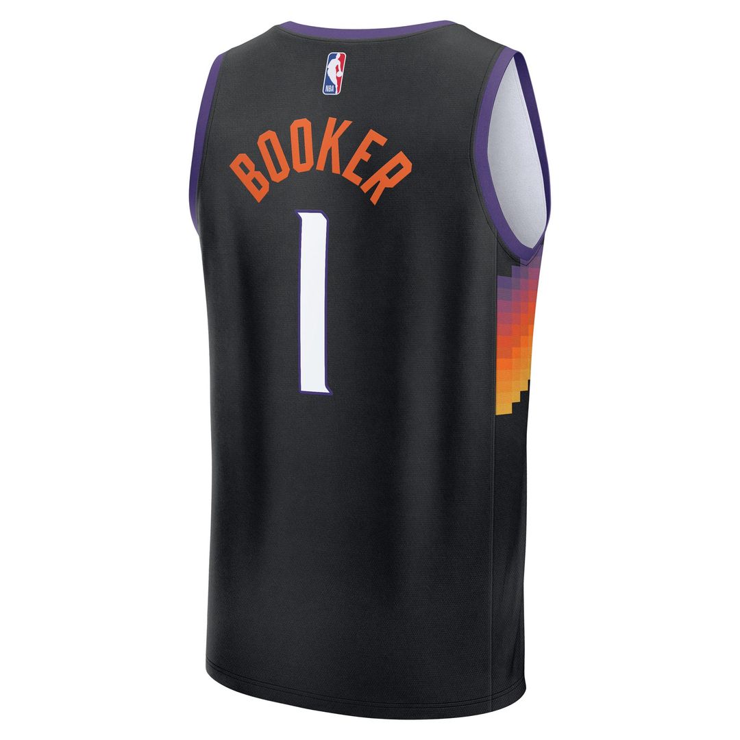 Devin Booker Phoenix Suns Fanatics Youth 2025/ 26 City Edition Fast Break Jersey - Black | NBA Fan Gear
