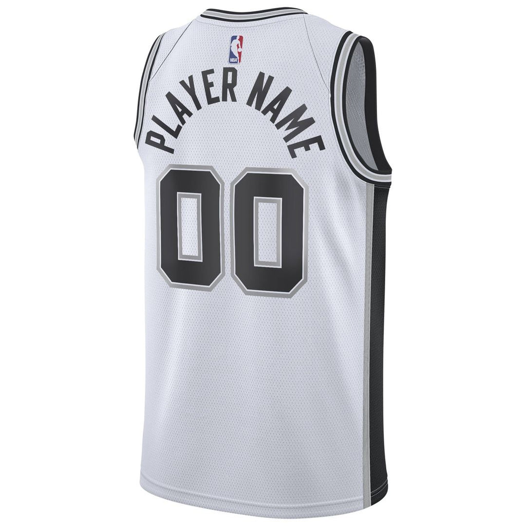 San Antonio Spurs Nike 2020/ 21 Swingman Custom Jersey - Association Edition - White | NBA Fan Gear
