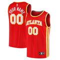 Atlanta Hawks Fanatics Fast Break Replica Custom Jersey - Icon Edition - Red | NBA Fan Gear