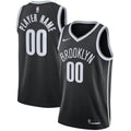 Brooklyn Nets Nike 2020/ 21 Swingman Custom Jersey - Icon Edition - Black | NBA Fan Gear