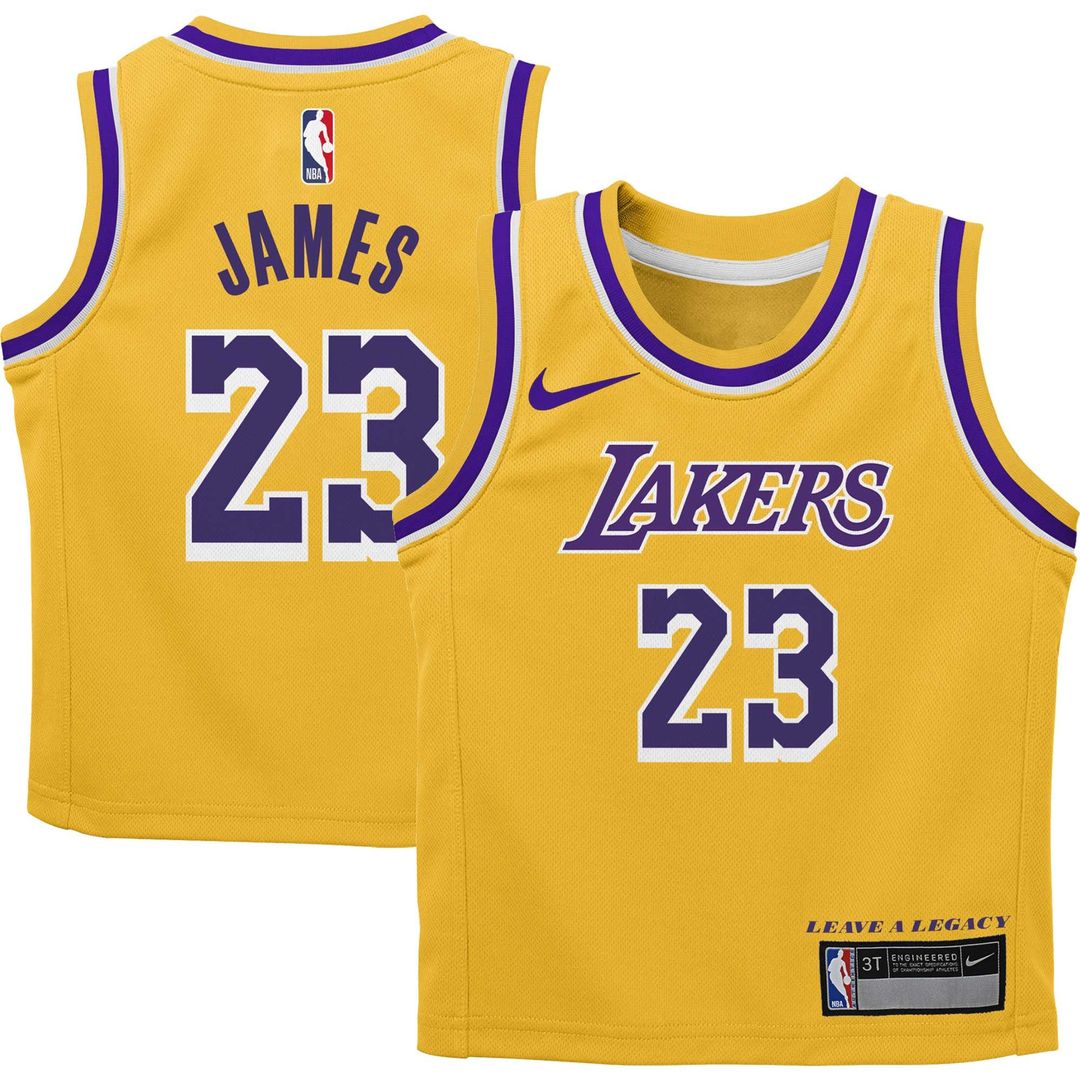 LeBron James Los Angeles Lakers Nike Toddler Swingman Player Jersey - Icon Edition - Gold | NBA Fan Gear