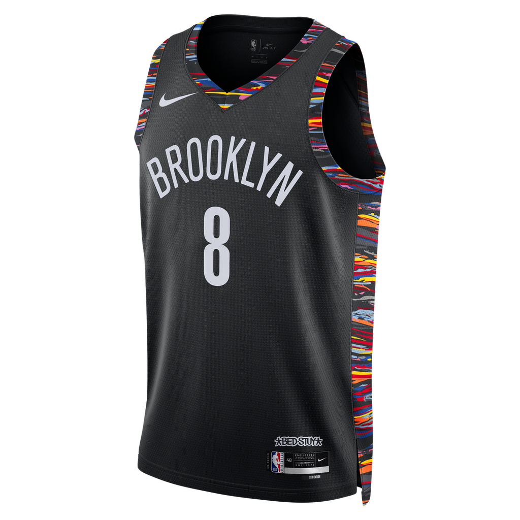 Egor Dëmin Brooklyn Nets Nike Unisex 2025/ 26 Swingman Jersey - City Edition - Black | NBA Fan Gear