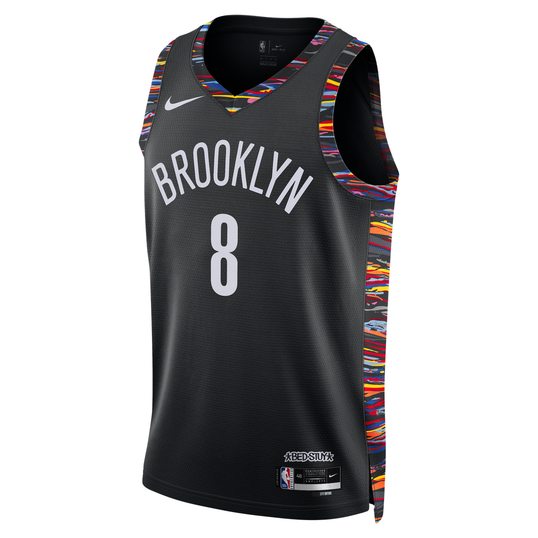 Egor Dëmin Brooklyn Nets Nike Unisex 2025/ 26 Swingman Jersey - City Edition - Black | NBA Fan Gear