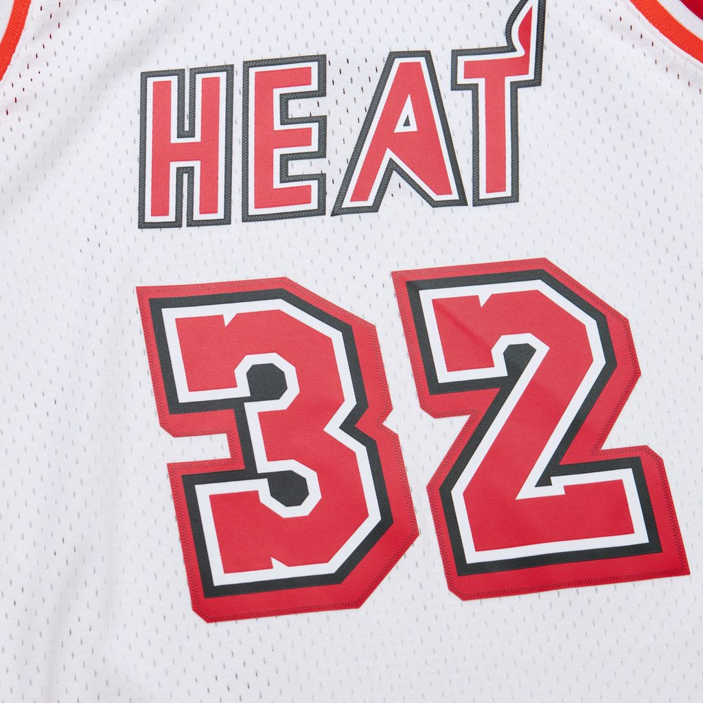Shaquille O'Neal Miami Heat Mitchell & Ness 2007/ 08 Hardwood Classics Swingman Jersey - White | NBA Fan Gear