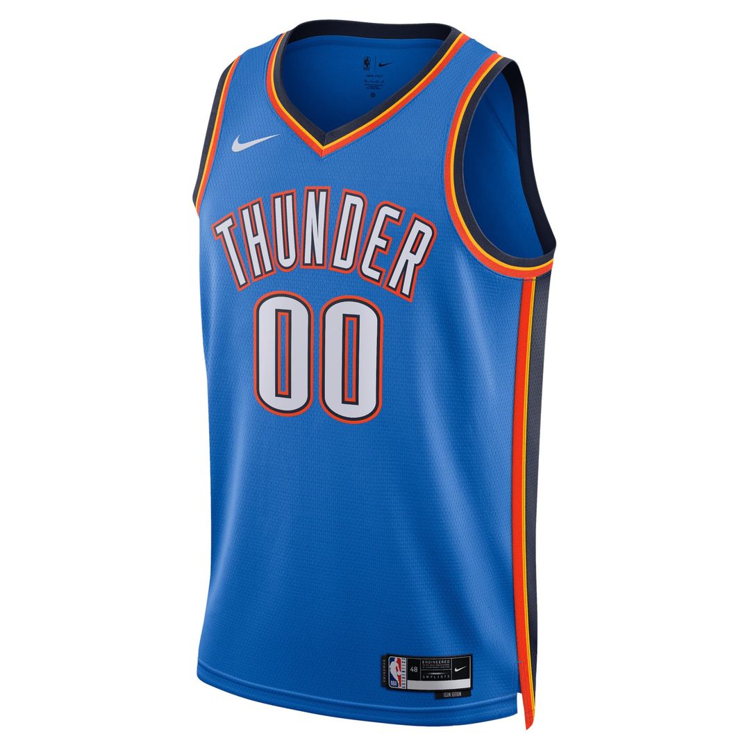 Oklahoma City Thunder Nike Unisex Swingman Custom Jersey Blue - Icon Edition | NBA Fan Gear