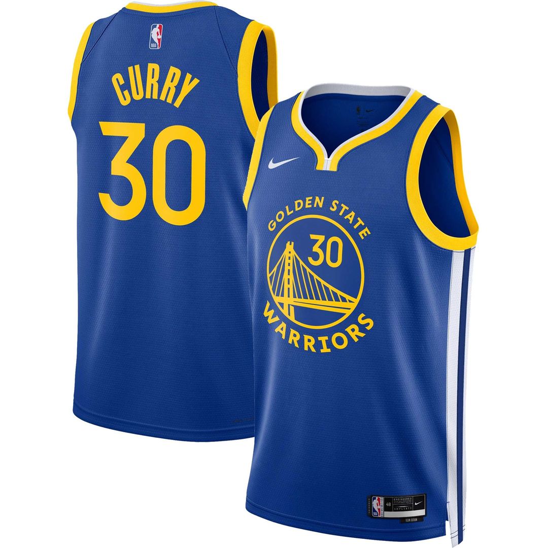 Stephen Curry Golden State Warriors Nike Unisex Swingman Jersey - Icon Edition - Royal | NBA Fan Gear
