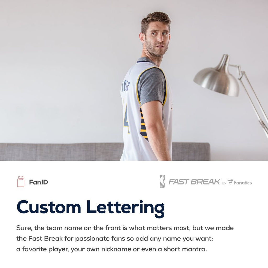 Indiana Pacers Fanatics Women's Fast Break Custom Jersey Navy - Icon Edition | NBA Fan Gear