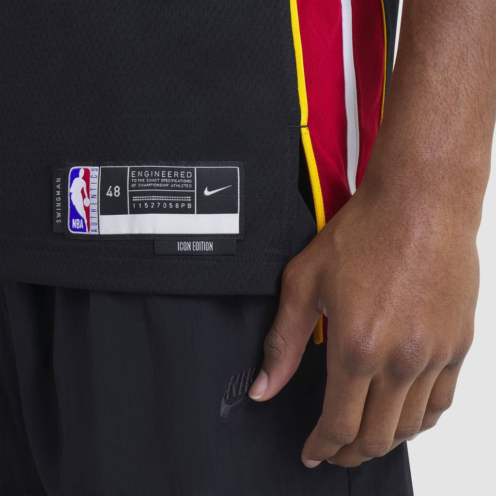 Tyler Herro Miami Heat Nike Unisex Swingman Jersey - Icon Edition - Black | NBA Fan Gear