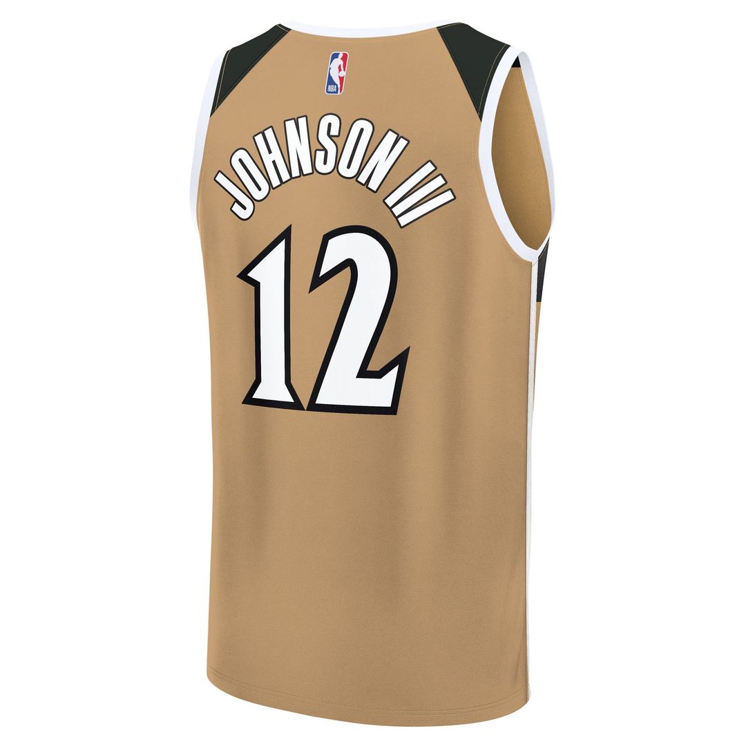 Tre Johnson III Washington Wizards Fanatics Youth Fast Break Jersey - City Edition - Gold | NBA Fan Gear