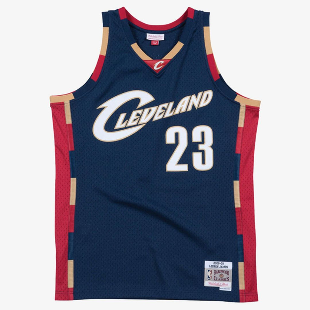 LeBron James Cleveland Cavaliers Mitchell & Ness Hardwood Classics Swingman Jersey - Navy | NBA Fan Gear