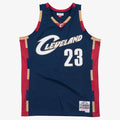 LeBron James Cleveland Cavaliers Mitchell & Ness Hardwood Classics Swingman Jersey - Navy | NBA Fan Gear