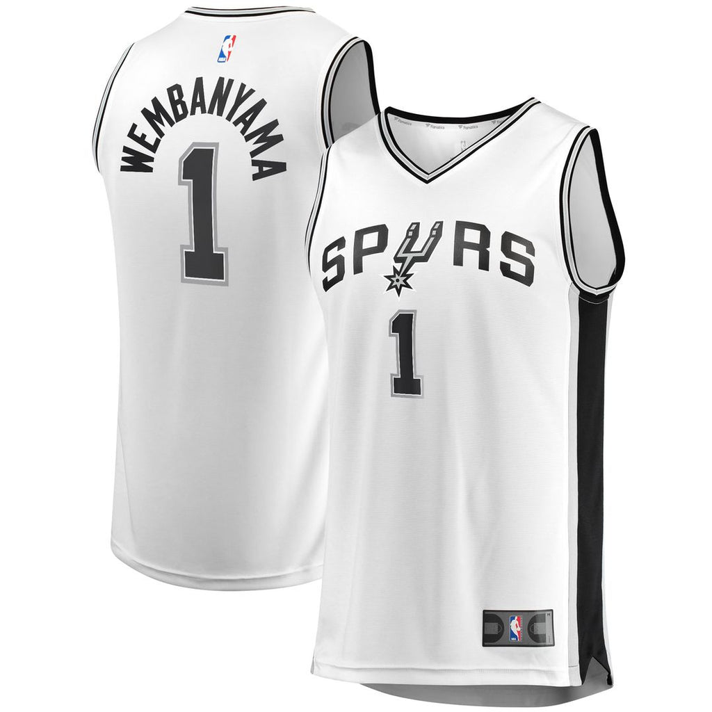 Victor Wembanyama San Antonio Spurs Fanatics Youth Fast Break Replica Player Jersey - Association Edition - White | NBA Fan Gear