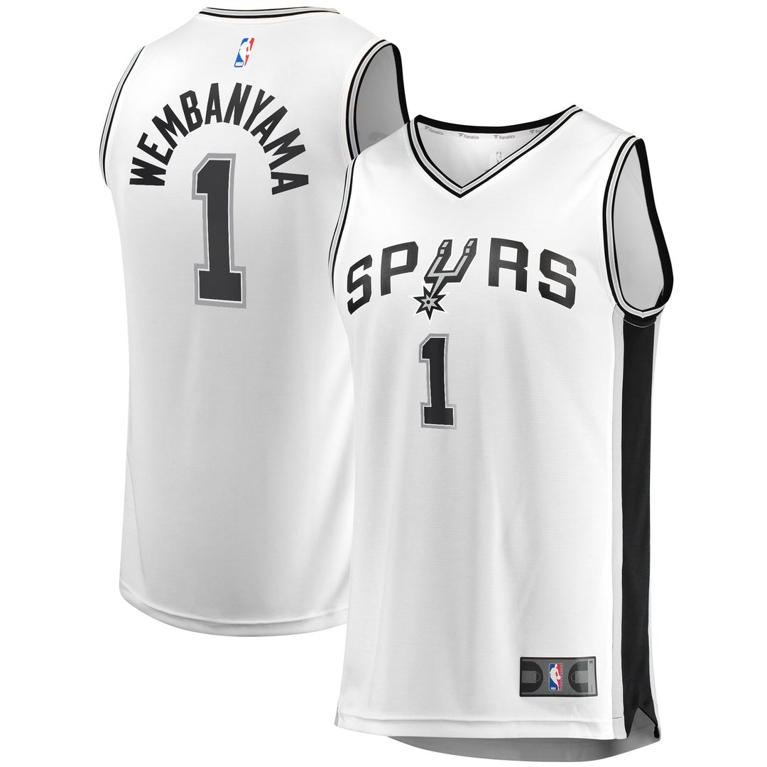 Victor Wembanyama San Antonio Spurs Fanatics Youth Fast Break Replica Player Jersey - Icon Edition - Black | NBA Fan Gear