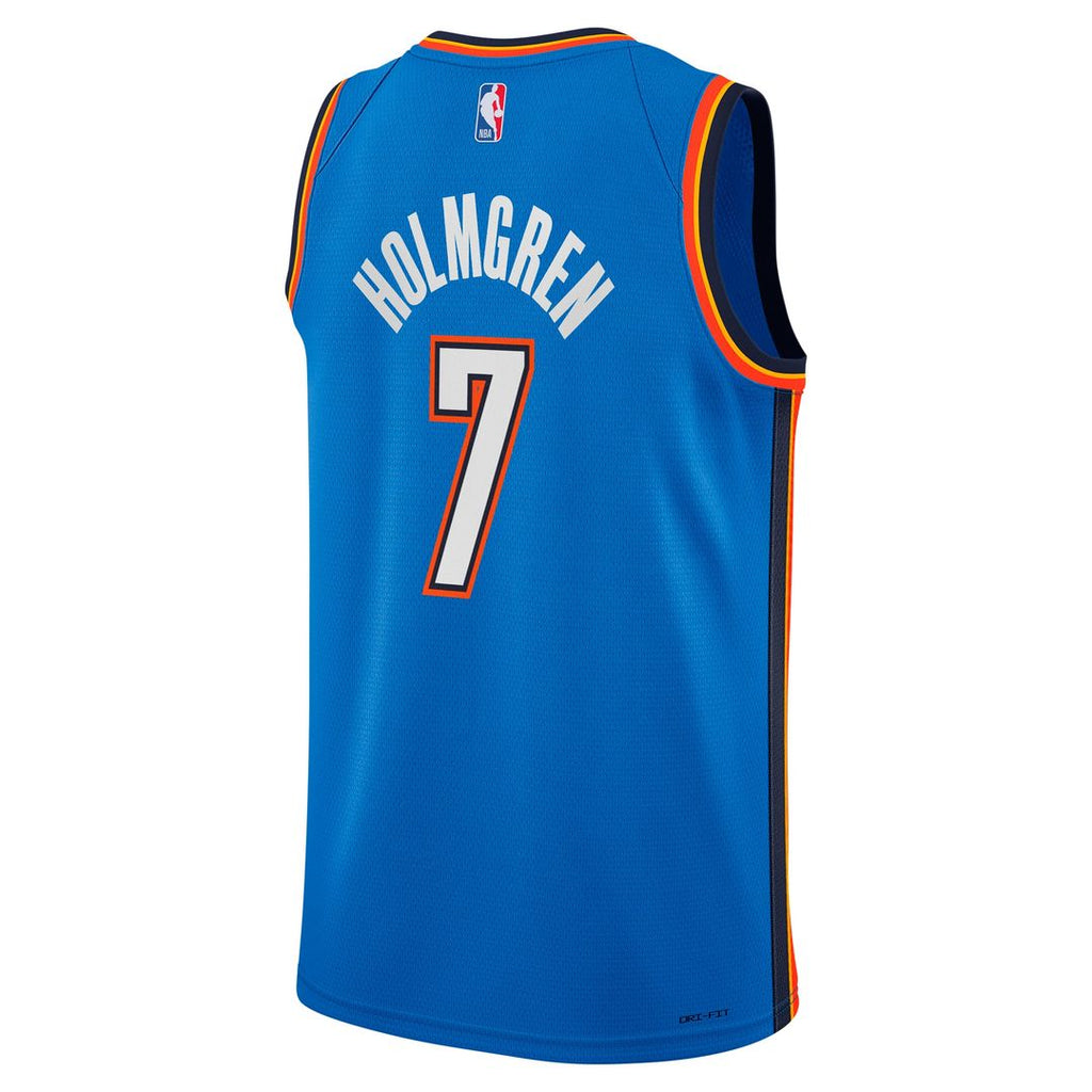Chet Holmgren Oklahoma City Thunder Nike Youth Swingman Jersey - Icon Edition - Blue | NBA Fan Gear