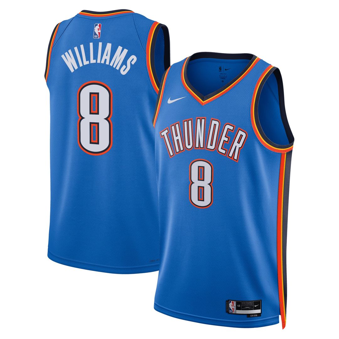 Jalen Williams Oklahoma City Thunder Nike Unisex Swingman Replica Jersey - Icon Edition - Blue | NBA Fan Gear