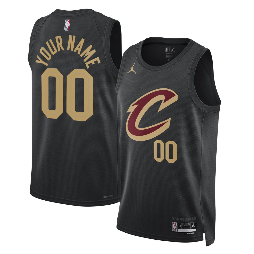 Cleveland Cavaliers Jordan Brand Unisex 2022/ 23 Swingman Custom Jersey - Statement Edition - Black | NBA Fan Gear